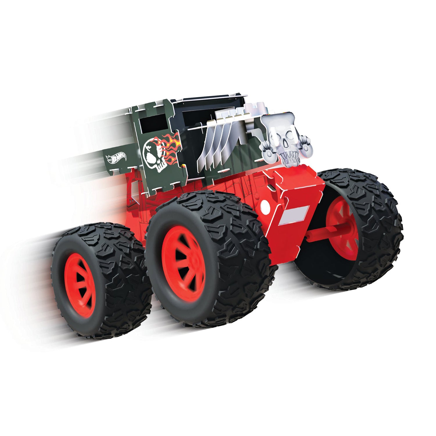 BLADEZ TOYZ - Hot Wheels Monster Truck Maker Kitz - Kit di Montaggio 4x4 con Trazione a Retrocarica